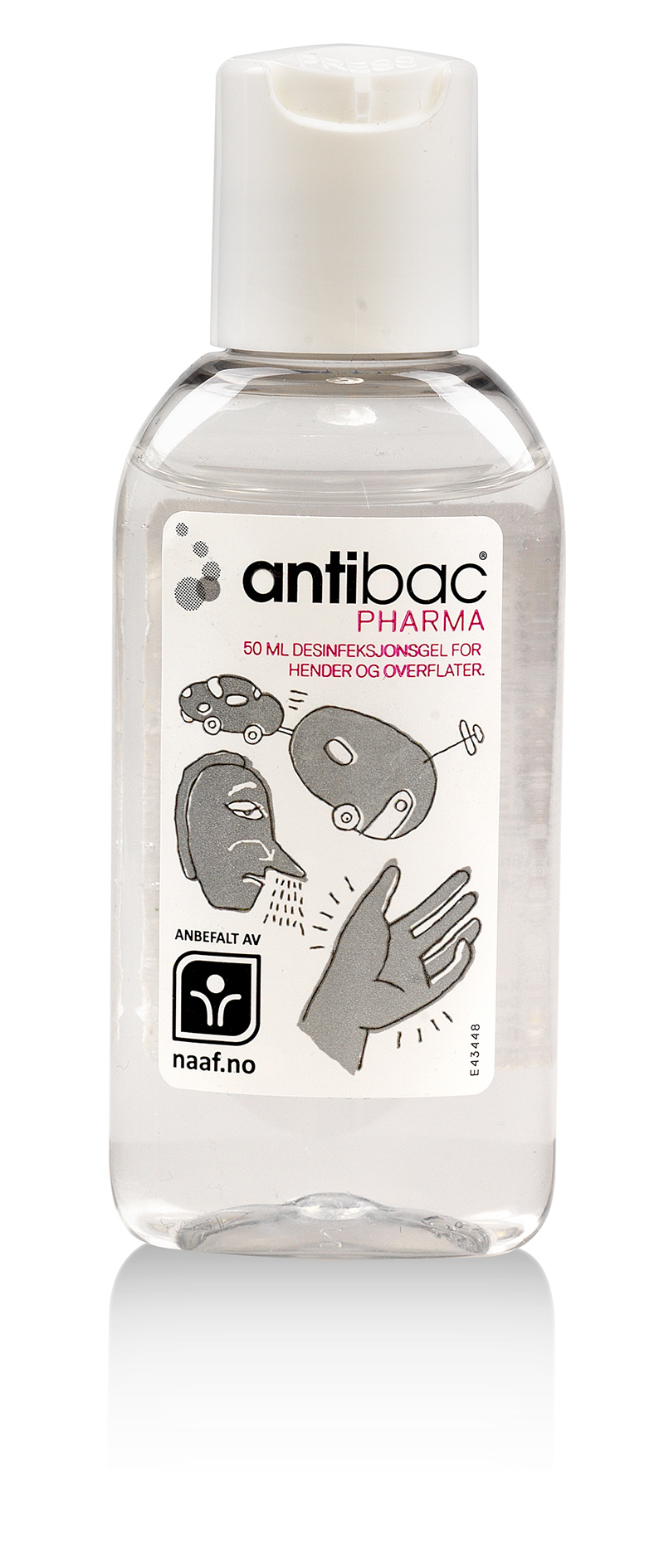 Antibac 85% handgel 50 ml.