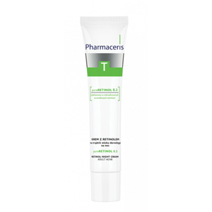 Pharmaceris T-med pure Retinol 0,3 næturkrem fyrir þroskaða húð 40 ml.
