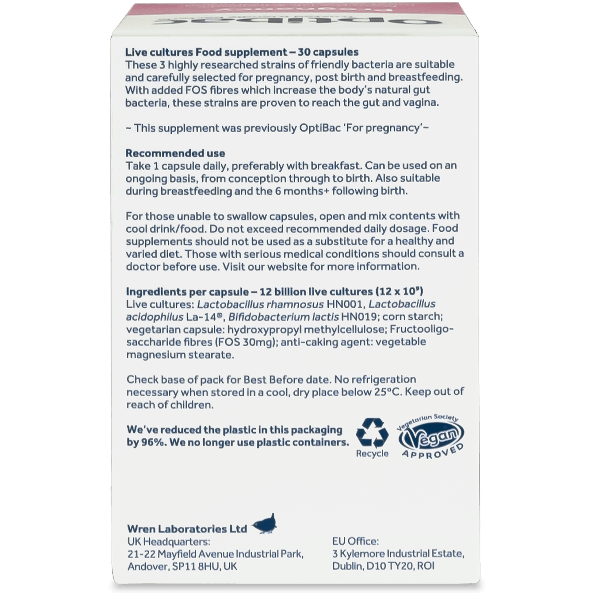 Optibac góðgerlar fyrir barnshafandi konur 30 hylki (4)