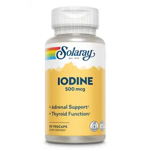 Solaray Iodine 500 mcg vegan hylki