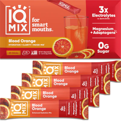 IQMIX salt- og steinefnablanda 20 stk. #Blood Orange