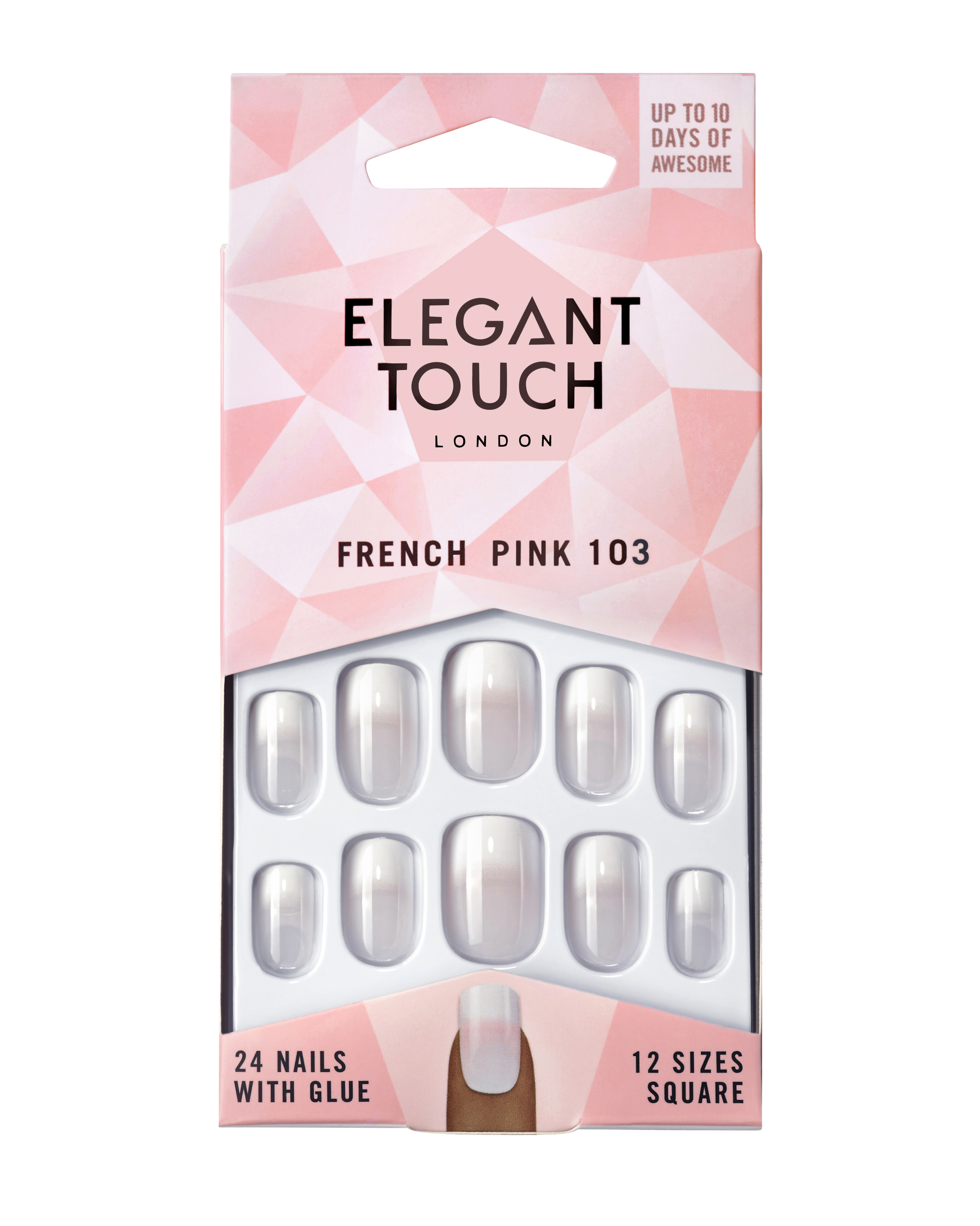 Elegant Touch Natural French gervineglur #Pink 103