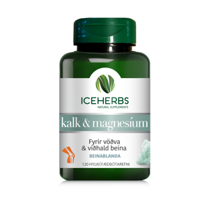 Iceherbs Kalk & Magnesíum 120 hylki